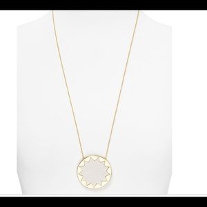 House of Harlow white pearl sunburst necklace